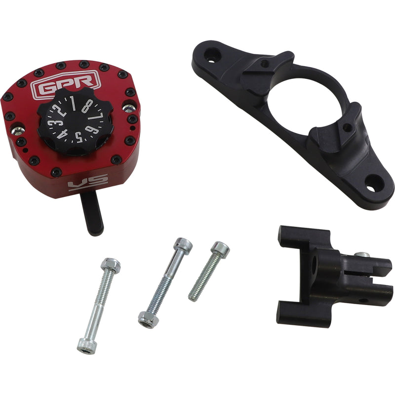 GPR 0414-0650 5-5011-4034R V5-S Steering Damper Steering Damper - Red - V5-S - R6