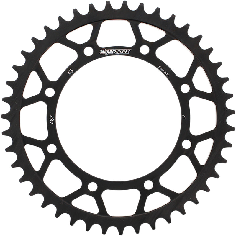 Supersprox Sprocket - RFE-487-43-BLK Kawasaki 650 1987-2007