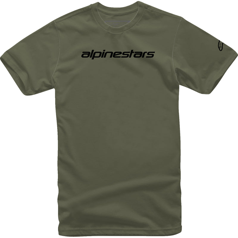 ALPINESTARS 3030-22953 1212720206910M Linear Wordmark T-Shirt military/black - medium
