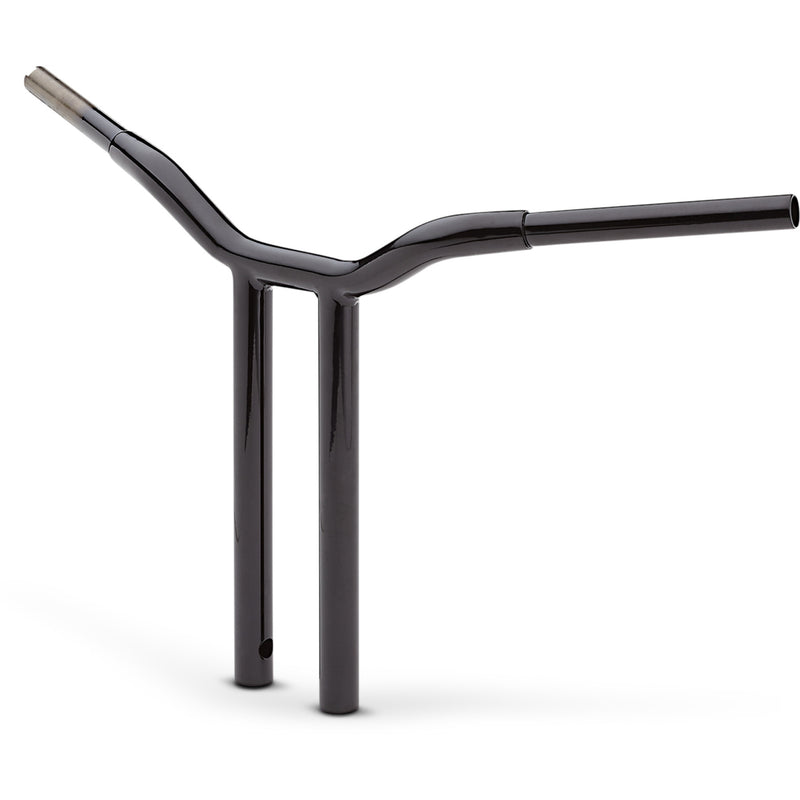 LA CHOPPERS 0601-4935 LA-7337-16B Kage Fighter Welded Straight-Riser Handlebar - One Piece - 16" - Black