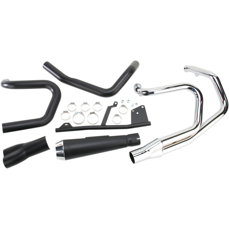 Bassani Xhaust Road Rage 2-Into-1 Exhaust System - 14122J For Harley Sportster 2004-2013