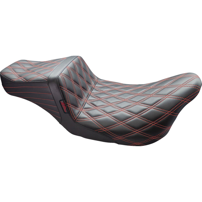 LePera Tailwhip Seat - LK-587DD-RED For Harley Touring 2008-2024
