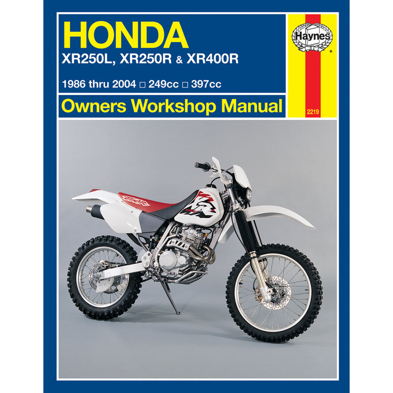 Haynes Service Manual - M2219 Honda XR250R / XR250L / XR400R 1986-2003