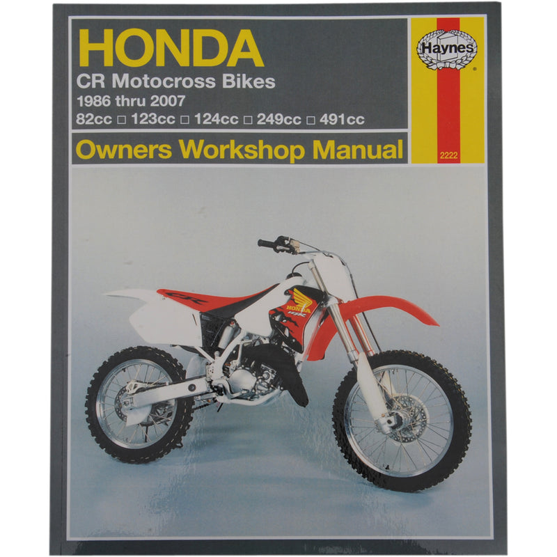 Haynes Service Manual - M2222 Honda CR250R / CR500R 1986-2001