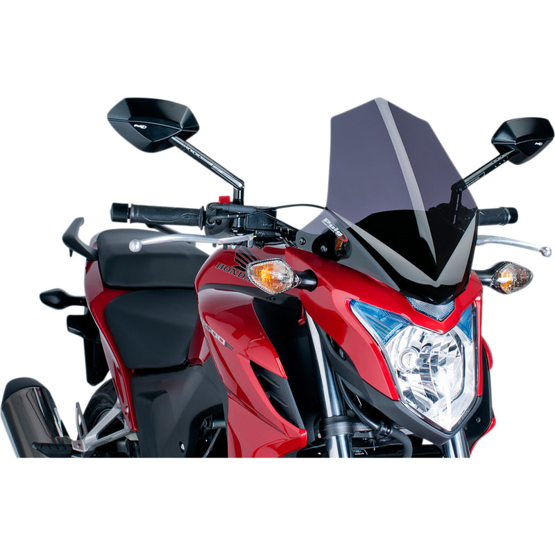 Puig Hi-Tech Parts Naked New Generation Windshield - 6437F Honda CB500F 2013-2015