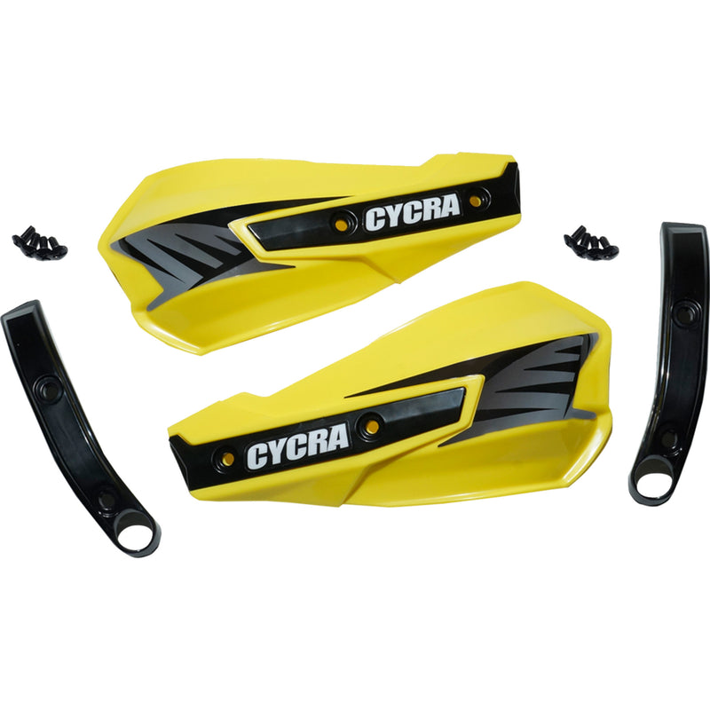 CYCRA 0635-2779  1CYC-1029-55 Replacement Vortex Handshields w/ Abrasion Guards yellow