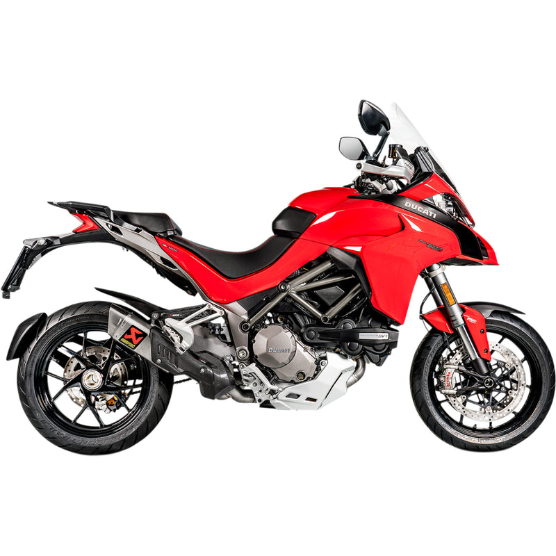 Akrapovic Slip-On Line Muffler - S-D12SO9-HAPT Ducati Multistrada 2015-2020