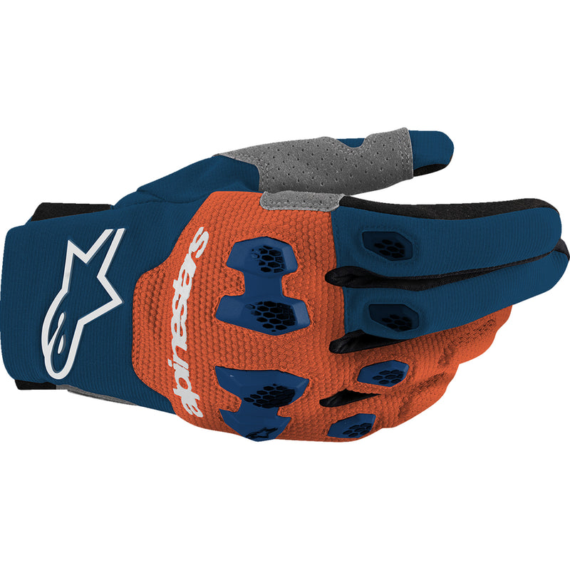 ALPINESTARS Pro-Dura Gloves Navy/Hot - Orange/White