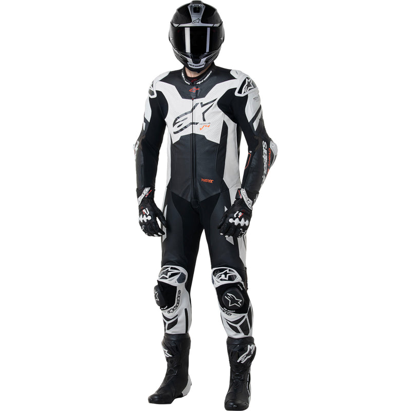 ALPINESTARS GP Plus v4 Sprint 1-Piece Leather Suit Black/Red - Fluo/White US / EU