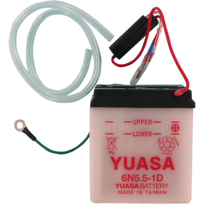 YUASA Y6N5.5-1D YUAM2655B Conventional Battery — 6 V Battery - Y6N5.5-1D
