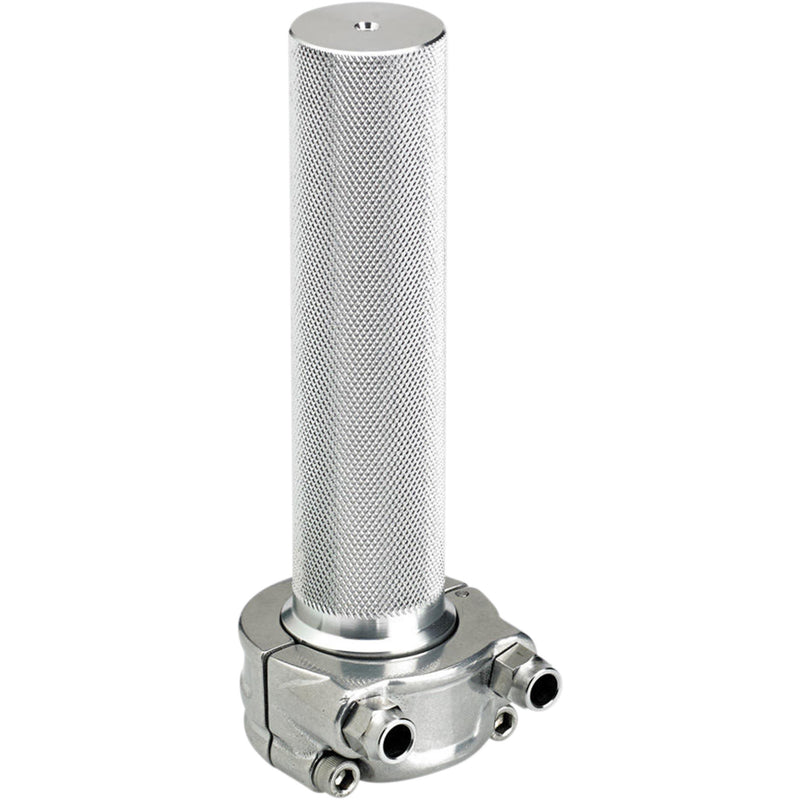BILTWELL 0632-0628 6602-303-01 1" Whiskey Throttle Assembly Throttle - Dual Cable - Whiskey - Polished
