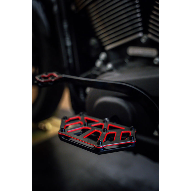 KODLIN USA 1621-1226 K73254-RL NXL Mini Floorboards black w/ red accent