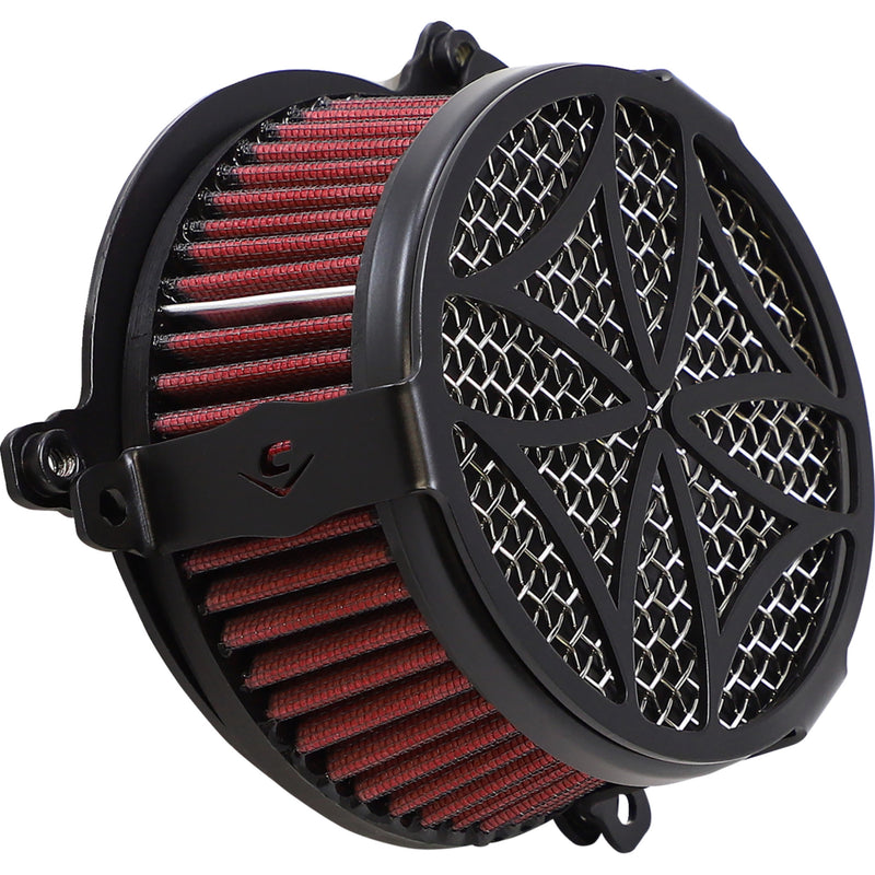 Cobra Cobra Cross Air Cleaner - 606-0102-02B-SB For Harley Motorcycles 1999-2017