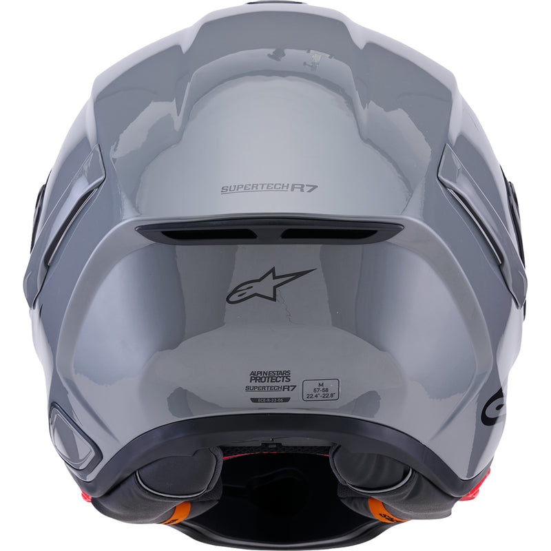 ALPINESTARS Supertech R7 Helmet 22.06 - Solid Gloss Gray
