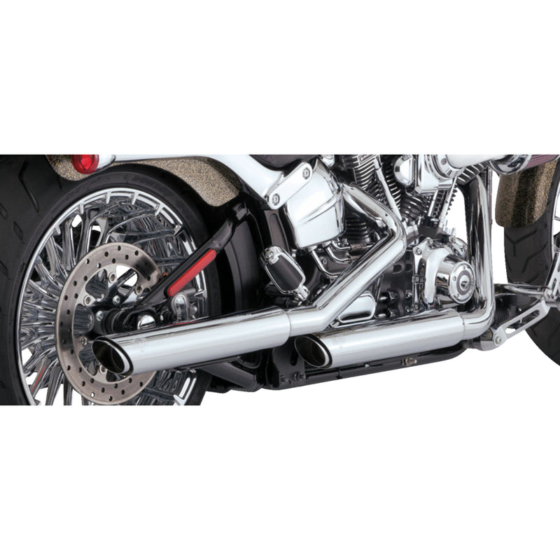 Vance & Hines Twin Slash Muffler - 16335 For Harley 2010-2017