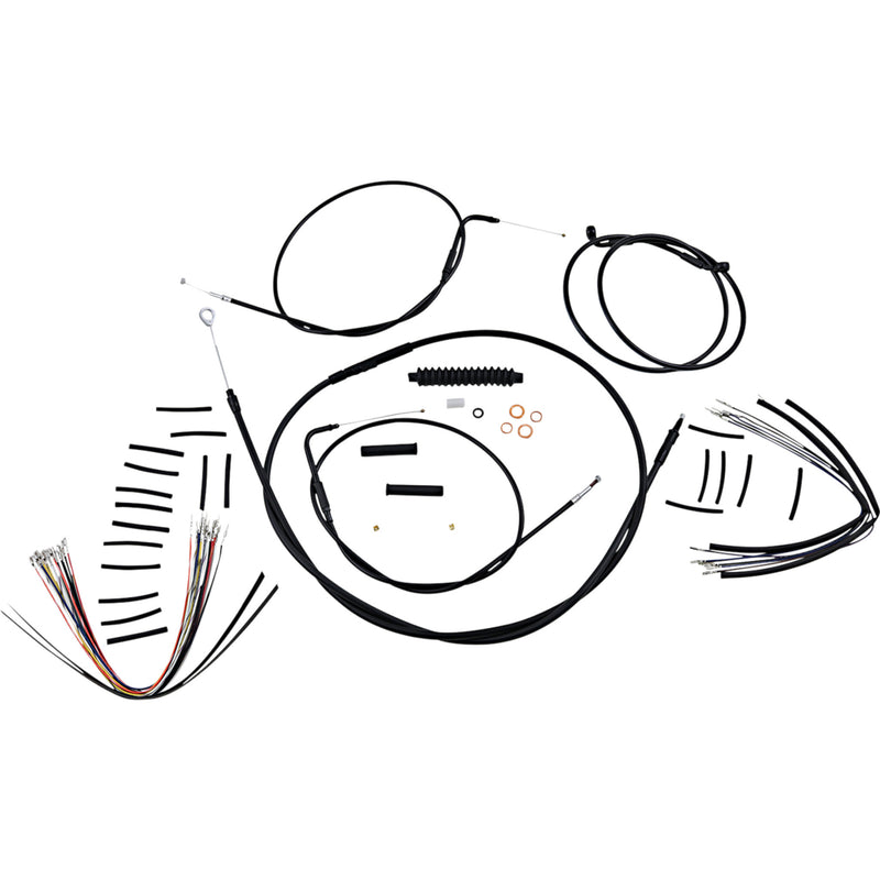 Magnum Shielding Cable Kit - 486251 For Harley Softail 2007-2010
