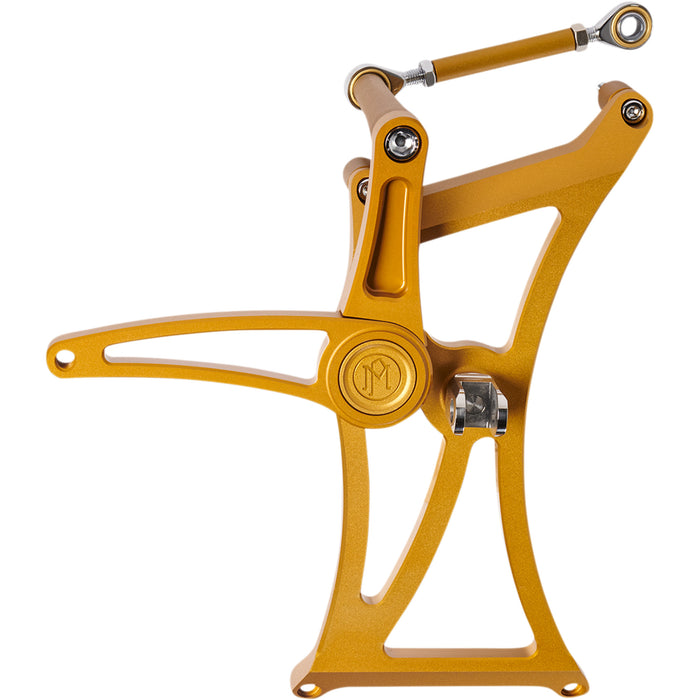 PERFORMANCE MACHINE (PM) 1623-0535 0035-1172M-SMG Mid Controls - Gold -Softail