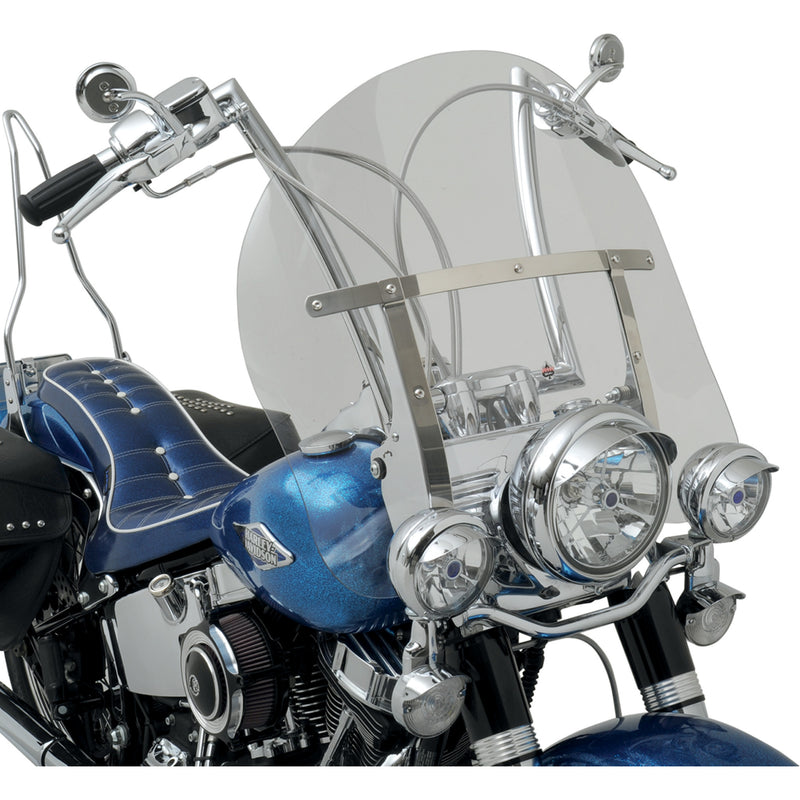 Klock Werks Flare Billboard Windshield - KWW-02-0235 For Harley Softail 1986-2017