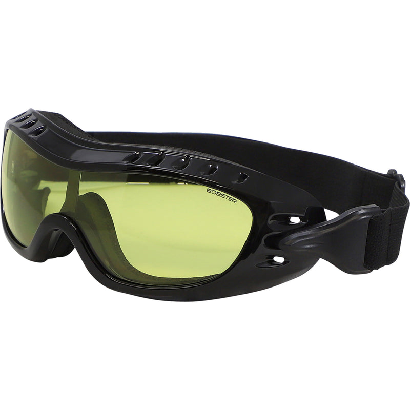 BOBSTER 2610-1386 BHAWK01Y Night Hawk Goggles gloss black - yellow