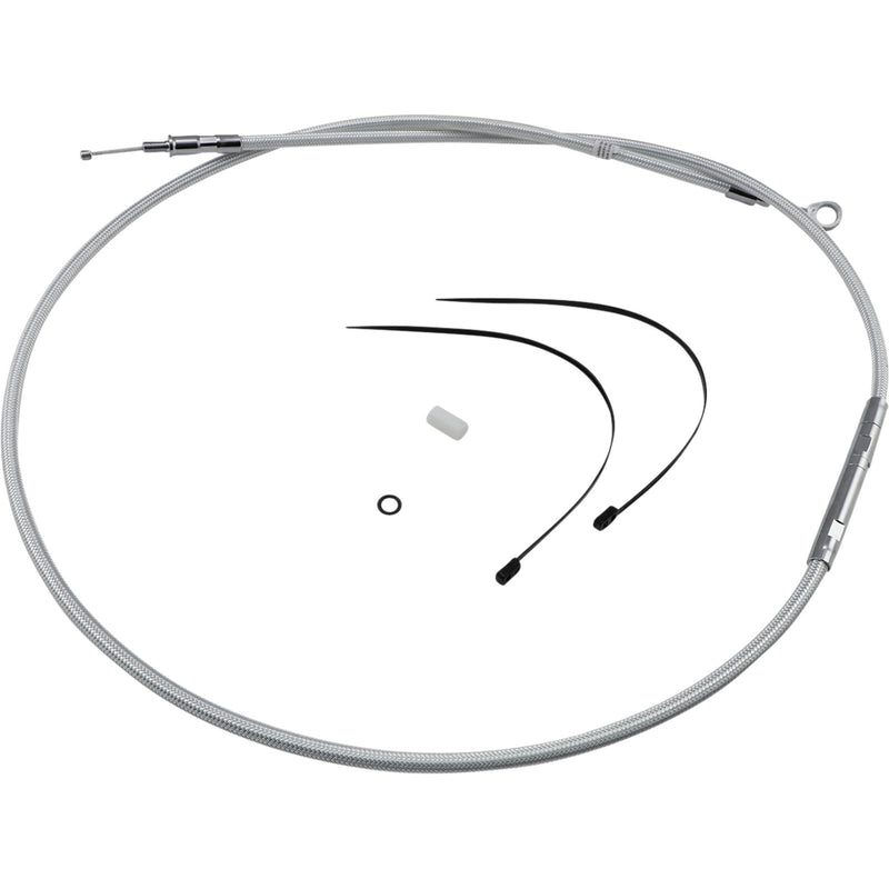 Magnum Shielding High-Efficiency Braided Sterling Chromite II® Clutch Cable /16" - 322824 For Harley Motorcycles 2006-2024
