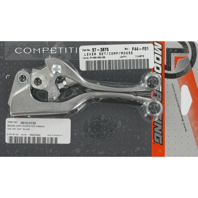 Moose Offroad Competition Lever Set - 1SGYG42 For Yamaha YZ 250 / YZ 125 / YZ 450 2007-2014 | Kawasaki KX 250 / KX 450 2013-2018