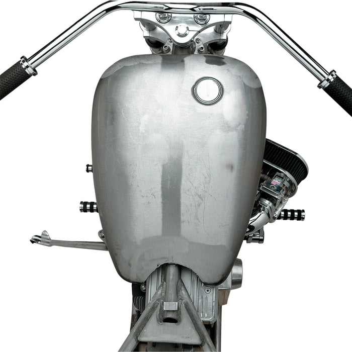 DRAG SPECIALTIES DS-390071 One-Piece Smooth-Top Style Extended Gas Tank Extended Gas Tank with Screw-In Cap - Softail