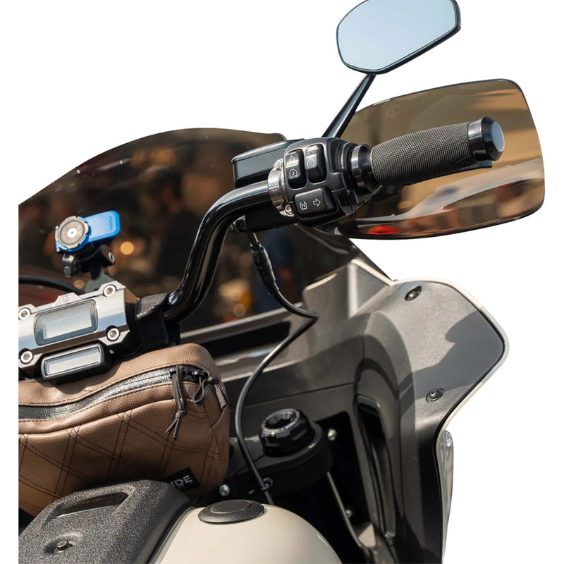 KLOCK WERKS 0635-2841 KWS-01-0135-CC Flare® Handguards harley-davidson cable clutch - bronze
