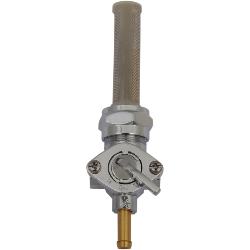 DRAG SPECIALTIES Fuel Petcock - Chrome 22 mm