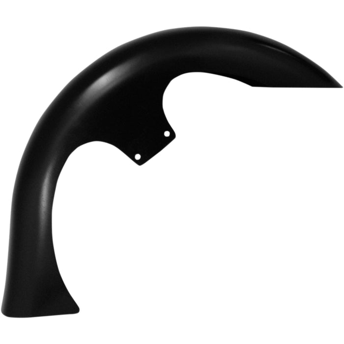 KLOCK WERKS 1401-0443 KWF-01-0247 Tire Hugger Series Front Fenders for Dressers - Slicer Front Fender Kit - For Raked Trees - Black - Steel - 23"