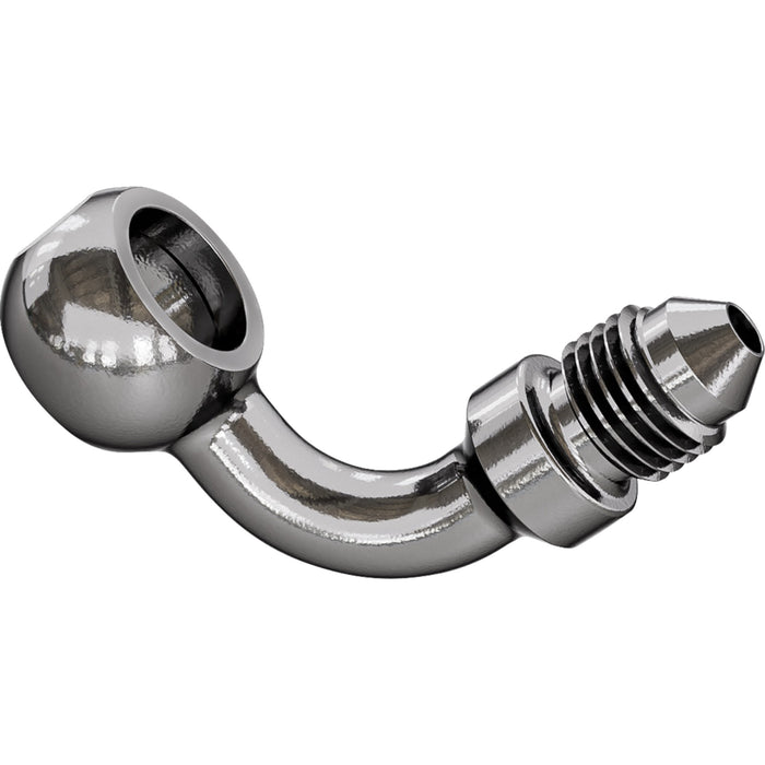 GOODRIDGE 1742-0720 P599-03C Banjo Adapter Banjo Adaptor - 3/8" / M10 Bolt - 90° - Stainless Steel