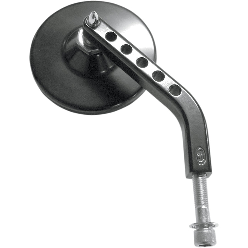 JOKER MACHINE 0640-0305 03-018R ViewTech 7 Billet Mirror Mirror - ViewTech 7 - Side View - Stock - Black - Right