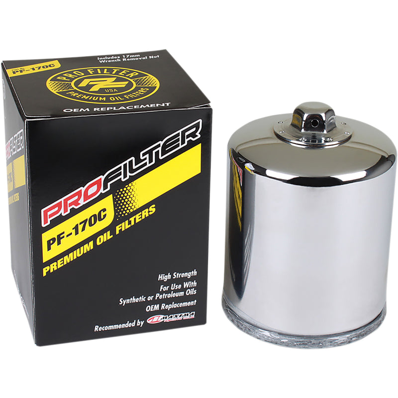 PRO Filter Replacement Oil Filter - PF-170C For Harley Motorcycles 1980-2021