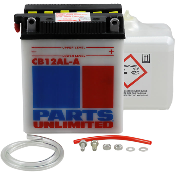 PARTS UNLIMITED 2113-0175 Heavy-Duty 12v Battery Kit Battery - YB12AL-A