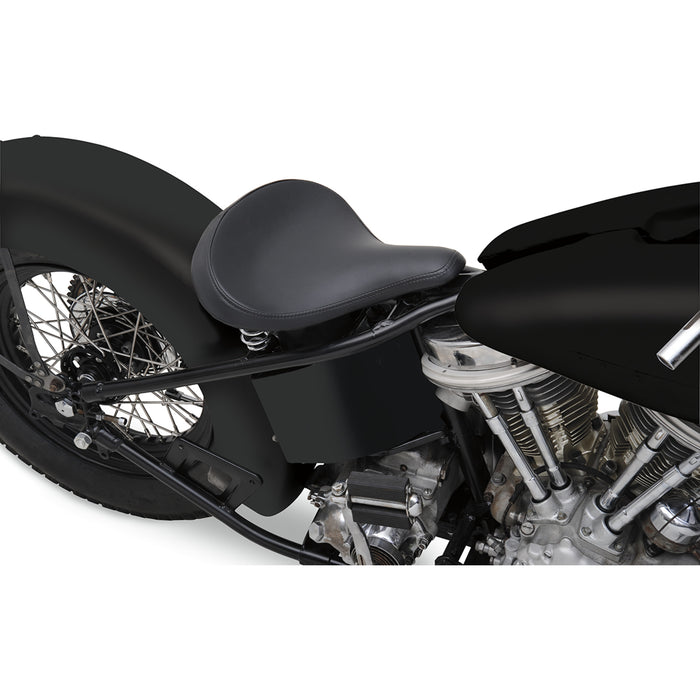 DRAG SPECIALTIES SEATS 0806-0047 Large Spring Solo Seat Seat - Spring Solo - Large - Black Vinyl - Smooth