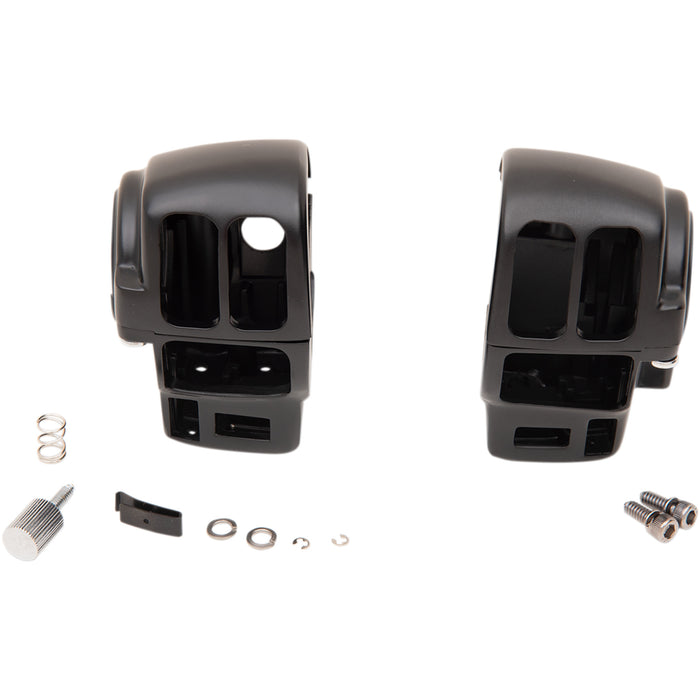 DRAG SPECIALTIES 0616-0359 Handlebar Switch Housing Kit Switch Housing - Radio/Cruise - Matte Black