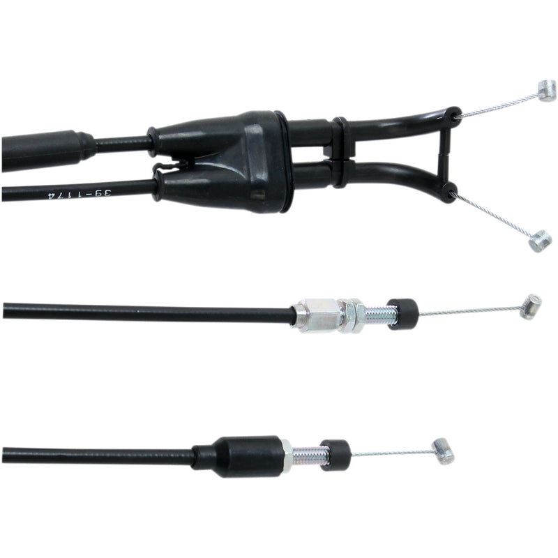 MOOSE OFFROAD 0650-1254 45-1180 Black Vinyl Throttle Cable Throttle Cable - Yamaha