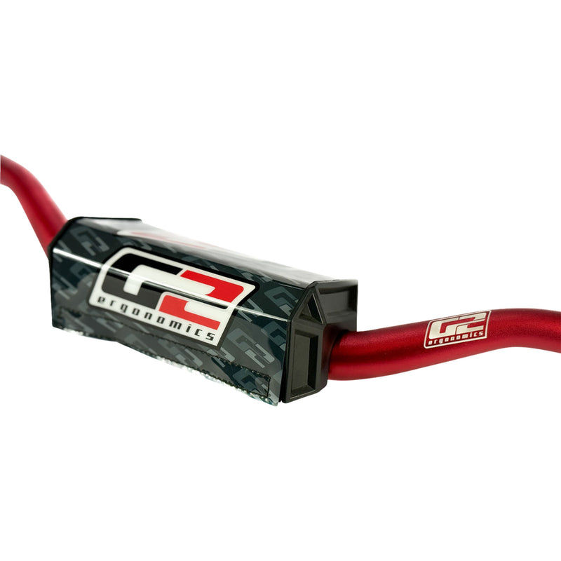 G2 ERGONOMICS CORP. 0601-6970 80-3010 Slicer Pre-Tapped Handlebar low - red