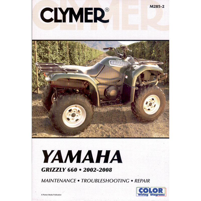 Clymer Service Manual - CM2852 Yamaha 660 Grizzly 4x4 2002-2008