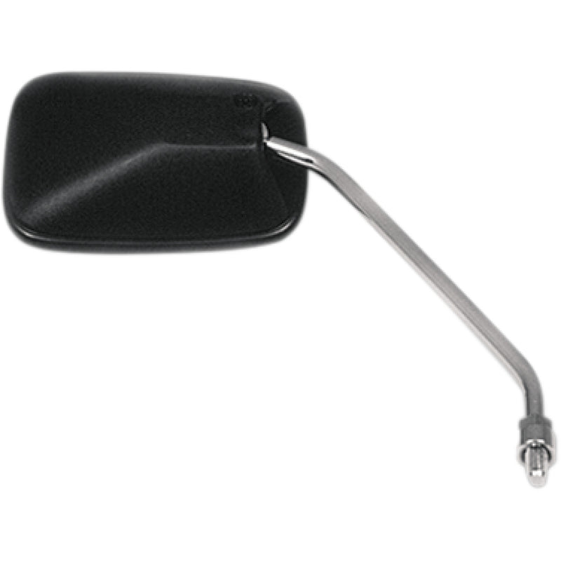 EMGO 2064531 20-64531 OEM-Style Replacement Mirror Mirror - Side View - Rectangle - Black w/Chrome Stem - Left/Right