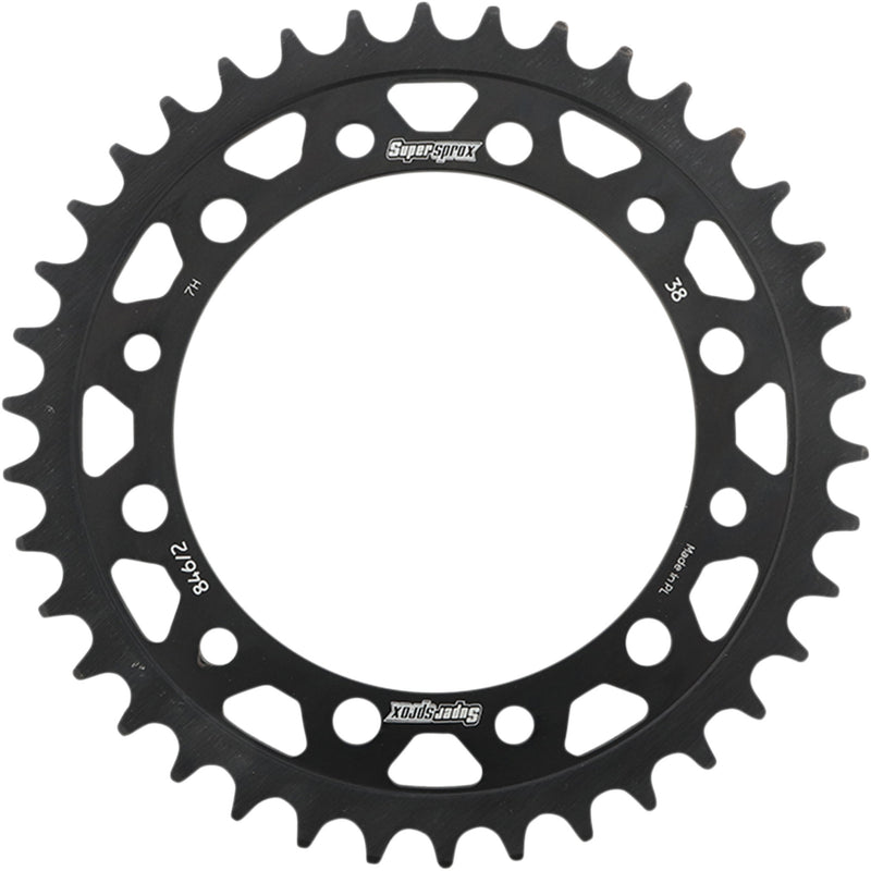 Supersprox Sprocket - RFE-8462-38-BLK Honda XR250L / CBR250R / CB300F / CBR300R 2015-2021