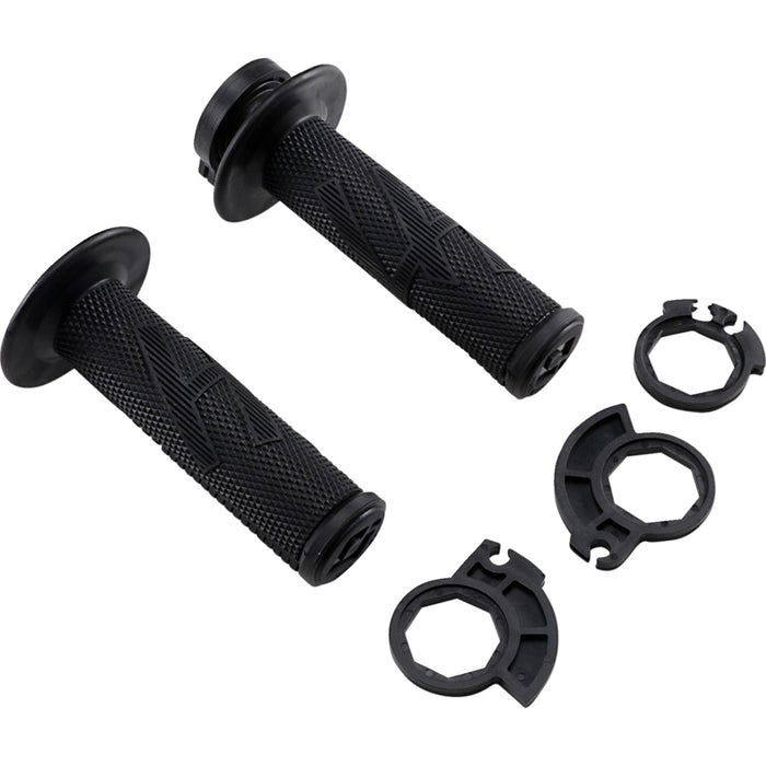 ODI 0630-2556 H36EPBB Emig Pro V2 Lock-On Grips Grips - Emig - Pro - V2 - Blackout