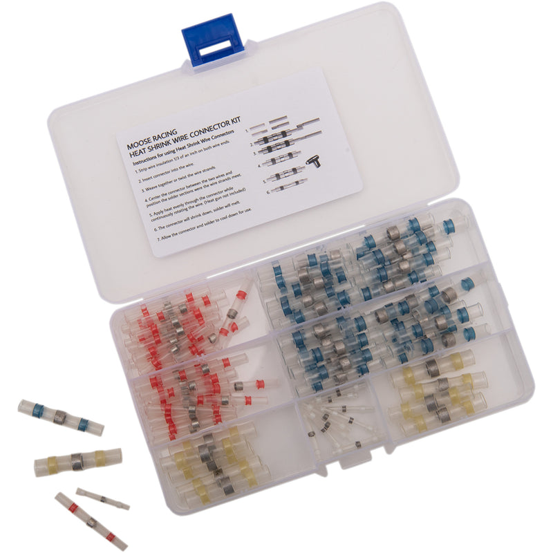 MOOSE OFFROAD 2120-1002 03-1000M 100 Piece Connectors Wire Wire Connectors - 100 PC Set