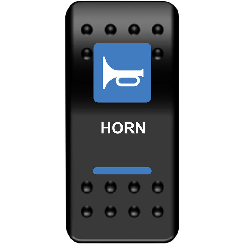 MOOSE OFFROAD 2106-0481 HRN-PWR Rocker Switch horn - blue