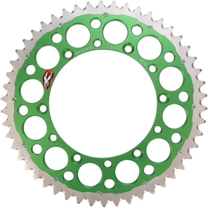 Renthal Sprocket - 1120-520-50GPGN For Kawasaki Dirt Bikes 1984-2026 | Suzuki RMZ 250 2004-2006