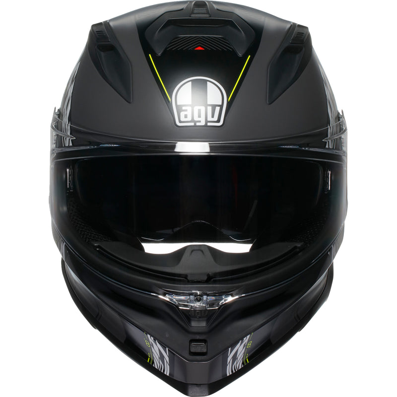 AGV K7 Kyber Helmet - Matte Gray/Yellow Fluo