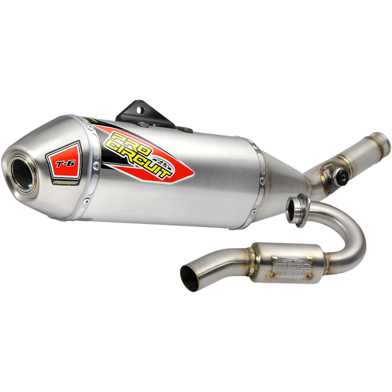 Pro Circuit T-6 Single Canister Exhaust System - 0121725G Kawasaki KX 250 2017-2019