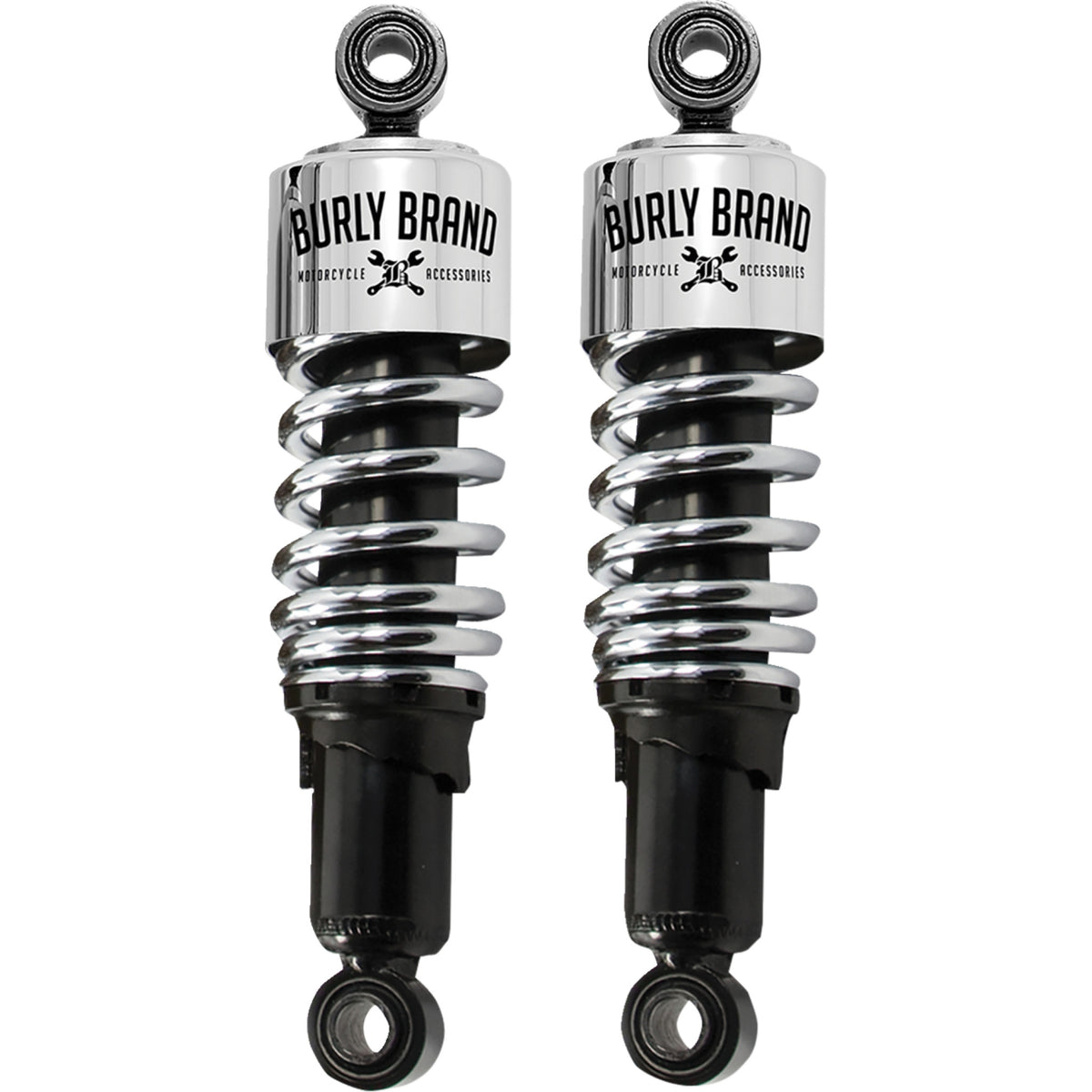 BURLY BRAND 1310-0683 B28-1203 Slammer Shocks - Chrome - 10.5