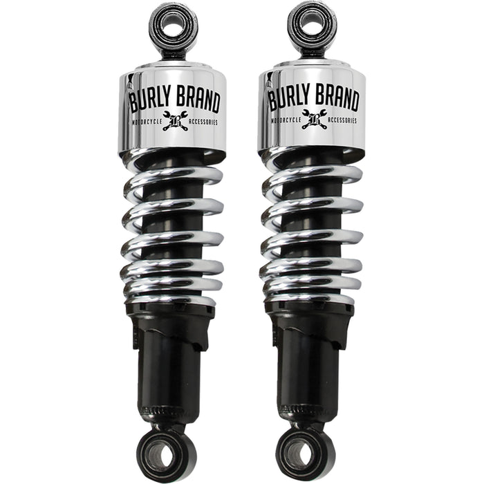BURLY BRAND 1310-0683 B28-1203 Slammer Shocks - Chrome - 10.5"