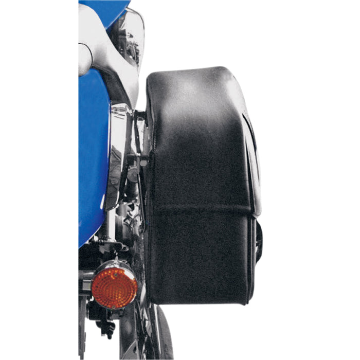 SADDLEMEN 3501-0345 3501-0345 S4 Universal Saddlebag Support Brackets Metric Saddlebag Support - Chrome