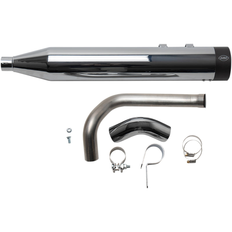 S&S Cycle Shadow Pipe - 550-0829 For Harley Touring 2009-2016